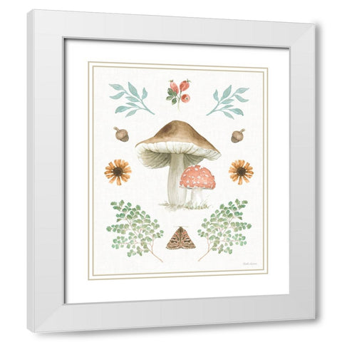 Forest Finds XI White Modern Wood Framed Art Print with Double Matting by Grove, Beth