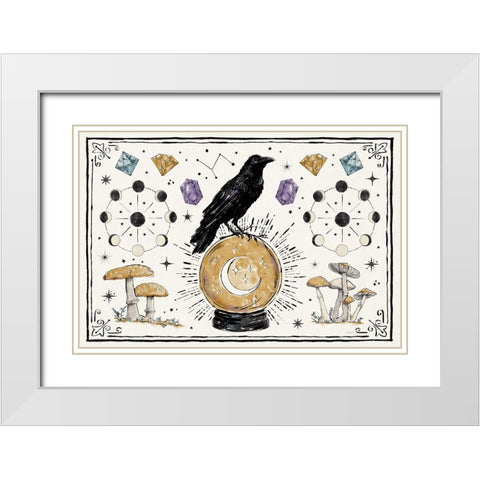 Mystic Moon I White Modern Wood Framed Art Print with Double Matting by Tavoletti, Anne
