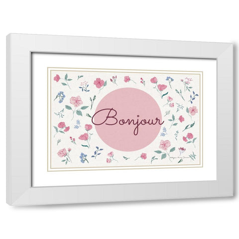 French Garden I White Modern Wood Framed Art Print with Double Matting by Kucwaj-Tybur, Kasia