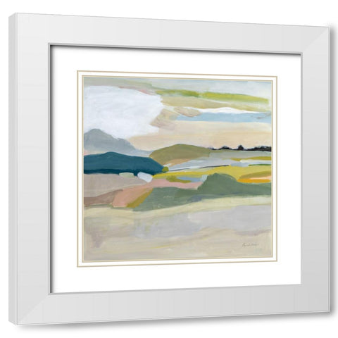 Foraging in the Spring White Modern Wood Framed Art Print with Double Matting by Munger, Pamela
