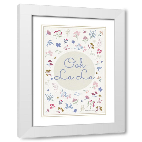 French Garden VI White Modern Wood Framed Art Print with Double Matting by Kucwaj-Tybur, Kasia