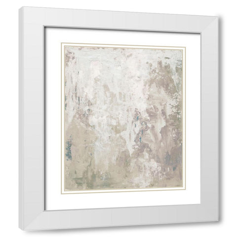 Clay Neutral II White Modern Wood Framed Art Print with Double Matting by Prahl, Courtney
