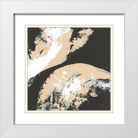 Crosby IV White Modern Wood Framed Art Print with Double Matting by Paschke, Chris