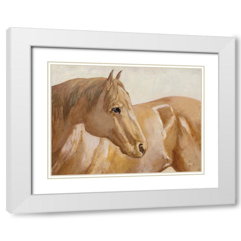 Morning Ride I White Modern Wood Framed Art Print with Double Matting by Purinton, Julia
