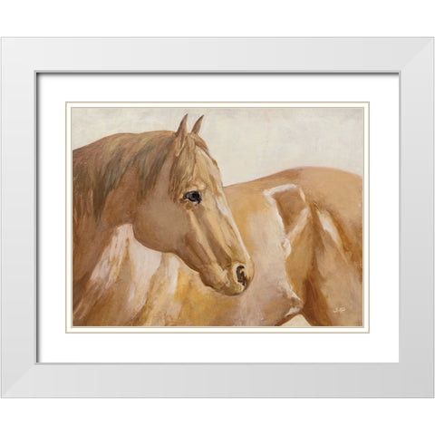 Morning Ride I White Modern Wood Framed Art Print with Double Matting by Purinton, Julia