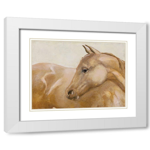 Morning Ride II White Modern Wood Framed Art Print with Double Matting by Purinton, Julia