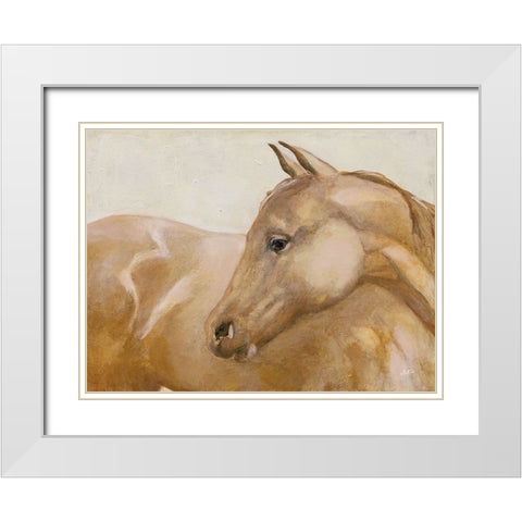 Morning Ride II White Modern Wood Framed Art Print with Double Matting by Purinton, Julia