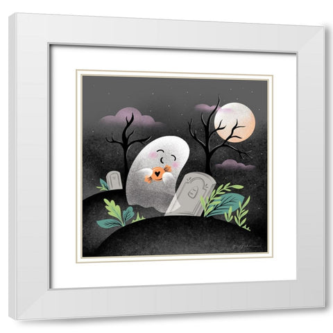 Hocus Pocus IV White Modern Wood Framed Art Print with Double Matting by Graham, Gia