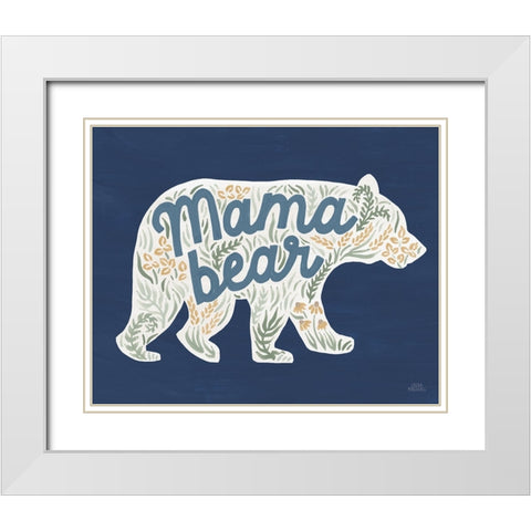 Lakeside Days XI Blue White Modern Wood Framed Art Print with Double Matting by Marshall, Laura