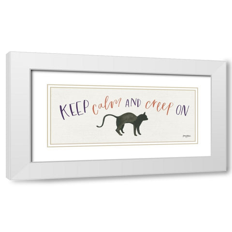 Spooky Season VIII White Modern Wood Framed Art Print with Double Matting by Jackson, Jenaya