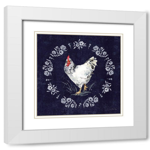Home to Roost II White Modern Wood Framed Art Print with Double Matting by Pete, Katrina