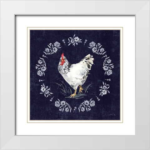 Home to Roost II White Modern Wood Framed Art Print with Double Matting by Pete, Katrina