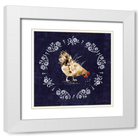 Home to Roost III White Modern Wood Framed Art Print with Double Matting by Pete, Katrina