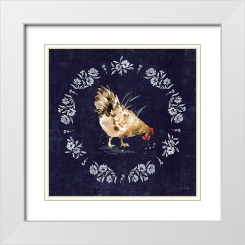 Home to Roost III White Modern Wood Framed Art Print with Double Matting by Pete, Katrina