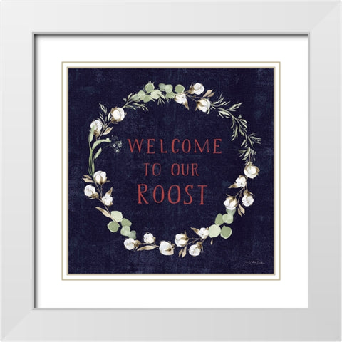 Home to Roost VI White Modern Wood Framed Art Print with Double Matting by Pete, Katrina