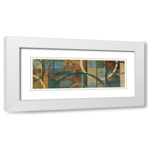 Tranquility White Modern Wood Framed Art Print with Double Matting by Mullan, Michael