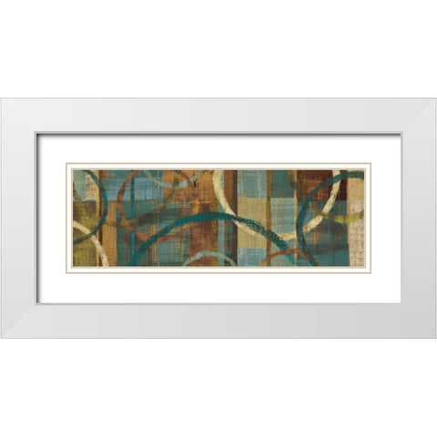 Tranquility White Modern Wood Framed Art Print with Double Matting by Mullan, Michael