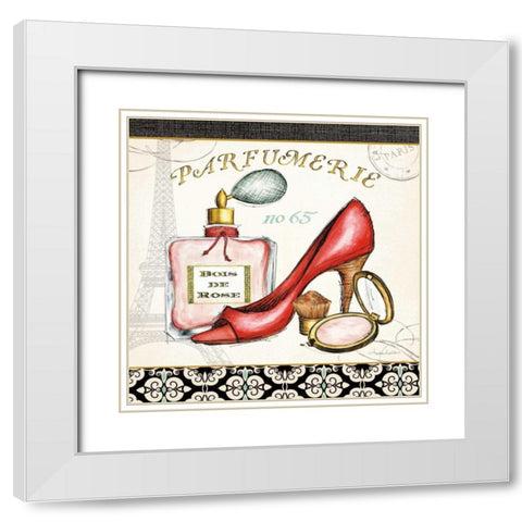 Boutique de Luxe II White Modern Wood Framed Art Print with Double Matting by Laliberte, Andrea