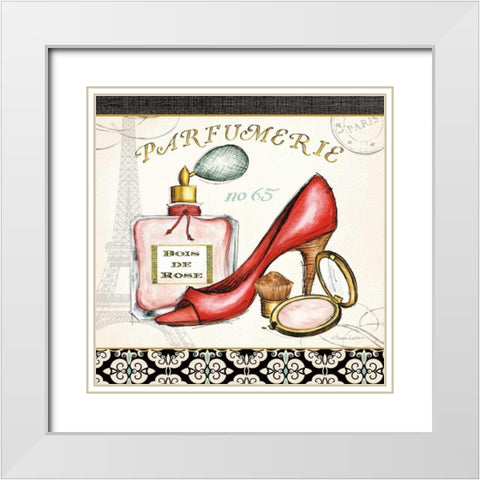 Boutique de Luxe II White Modern Wood Framed Art Print with Double Matting by Laliberte, Andrea
