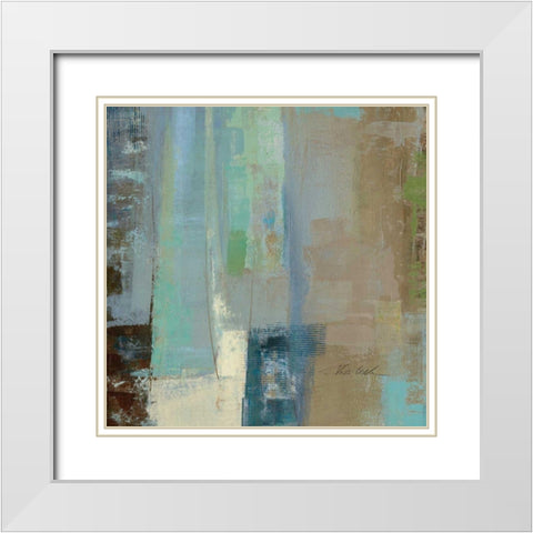 Skylights Square IV White Modern Wood Framed Art Print with Double Matting by Vassileva, Silvia