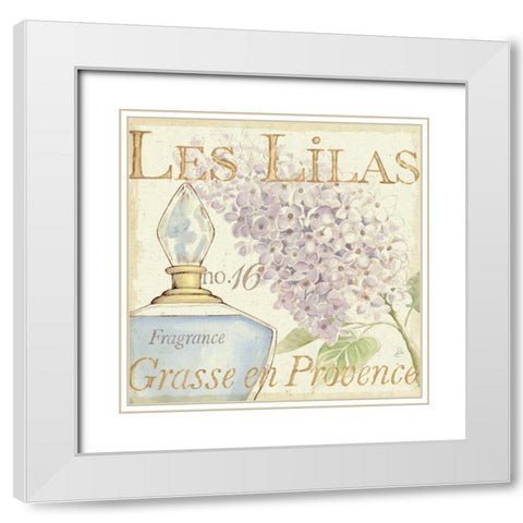 Fleurs and Parfum IV White Modern Wood Framed Art Print with Double Matting by Brissonnet, Daphne