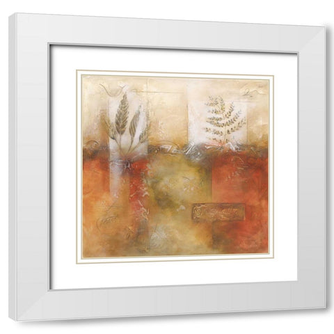 Barbados Breeze I White Modern Wood Framed Art Print with Double Matting by Bannister, Cory