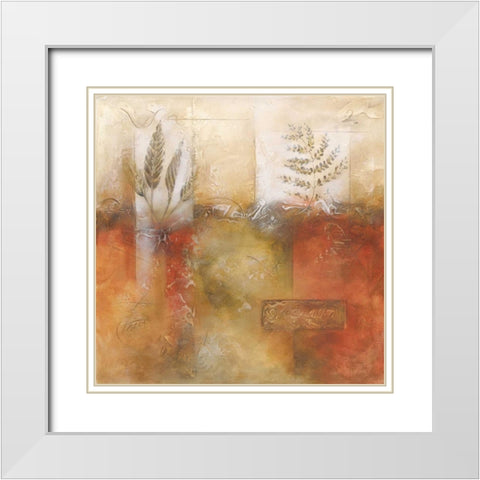 Barbados Breeze I White Modern Wood Framed Art Print with Double Matting by Bannister, Cory