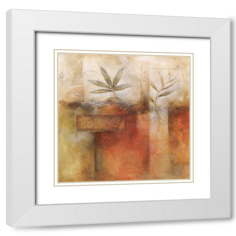 Barbados Breeze II White Modern Wood Framed Art Print with Double Matting by Bannister, Cory