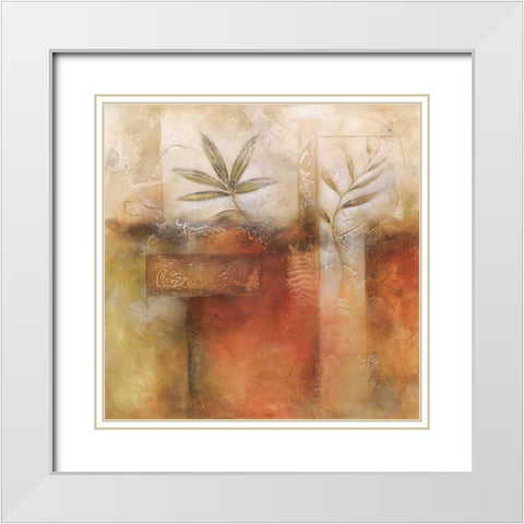 Barbados Breeze II White Modern Wood Framed Art Print with Double Matting by Bannister, Cory