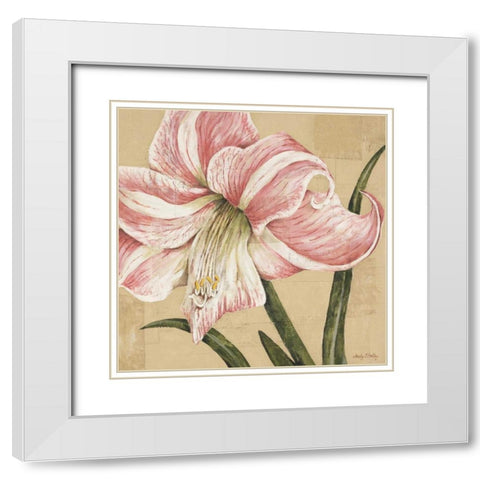 Blooming Wonder II White Modern Wood Framed Art Print with Double Matting by Shelby, Judy