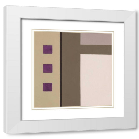Barrel and Bin A White Modern Wood Framed Art Print with Double Matting by Bannister, Cory
