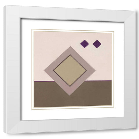 Barrel and Bin C White Modern Wood Framed Art Print with Double Matting by Bannister, Cory
