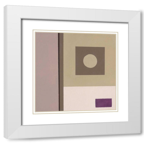 Barrel and Bin D White Modern Wood Framed Art Print with Double Matting by Bannister, Cory