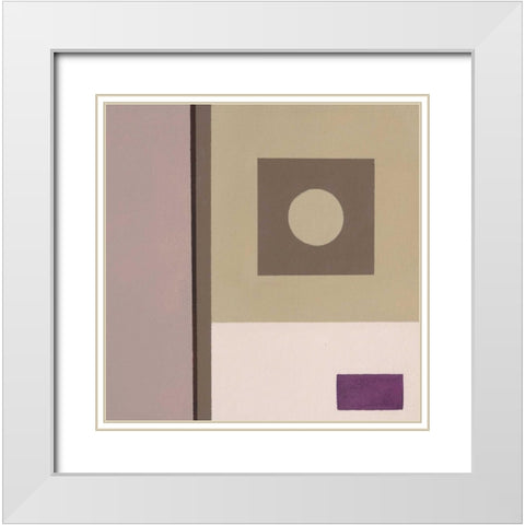 Barrel and Bin D White Modern Wood Framed Art Print with Double Matting by Bannister, Cory