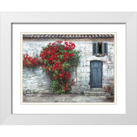 Casafina White Modern Wood Framed Art Print with Double Matting by Duvall, Roger