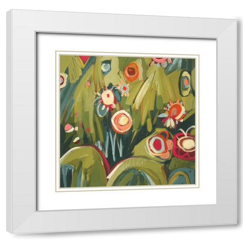 Garden Folly II White Modern Wood Framed Art Print with Double Matting by Sorte, Adriana