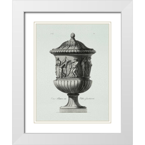 Elements of Style I White Modern Wood Framed Art Print with Double Matting by Chilton, Sarah E