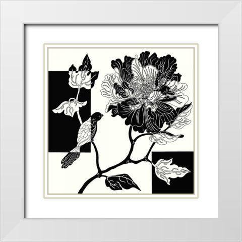 Alhambra II White Modern Wood Framed Art Print with Double Matting by Shelby, Judy