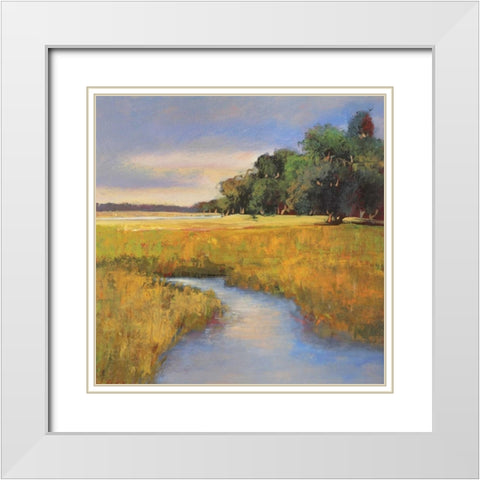 Low Country Petites B White Modern Wood Framed Art Print with Double Matting by Rogers, Adam