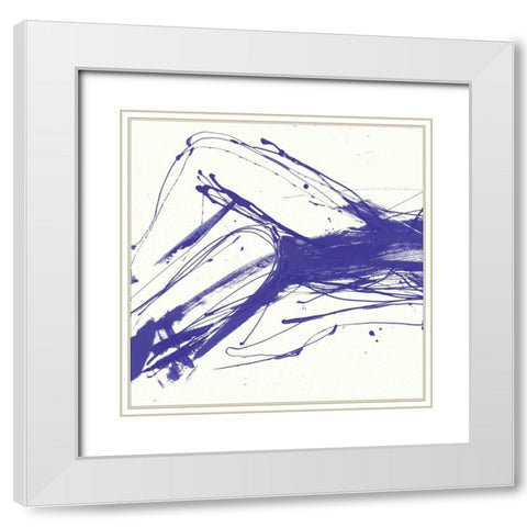 Signatures III White Modern Wood Framed Art Print with Double Matting by Sic, Jerry