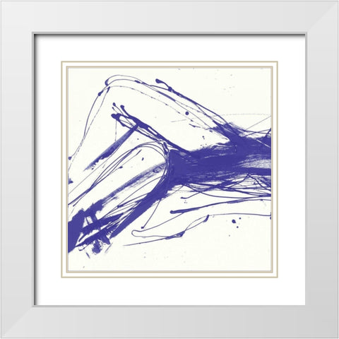 Signatures III White Modern Wood Framed Art Print with Double Matting by Sic, Jerry