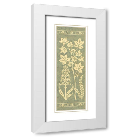 Hudson Valley Green I White Modern Wood Framed Art Print with Double Matting by Shelby, Judy