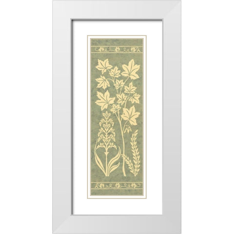 Hudson Valley Green I White Modern Wood Framed Art Print with Double Matting by Shelby, Judy