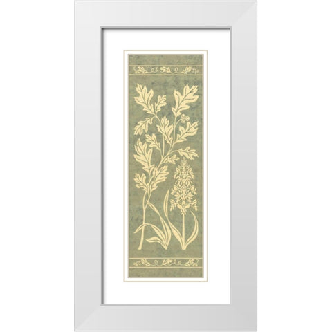 Hudson Valley Green II White Modern Wood Framed Art Print with Double Matting by Shelby, Judy