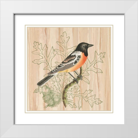 Treetops I White Modern Wood Framed Art Print with Double Matting by Reynolds, Alastair