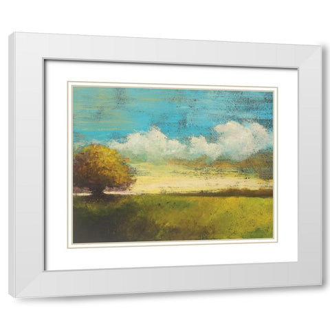 Montauk Morning I White Modern Wood Framed Art Print with Double Matting by Rogers, Adam