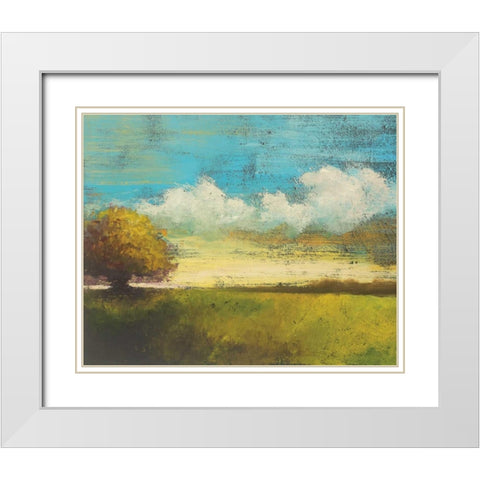 Montauk Morning I White Modern Wood Framed Art Print with Double Matting by Rogers, Adam