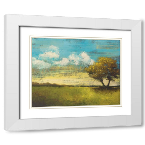 Montauk Morning I White Modern Wood Framed Art Print with Double Matting by Rogers, Adam