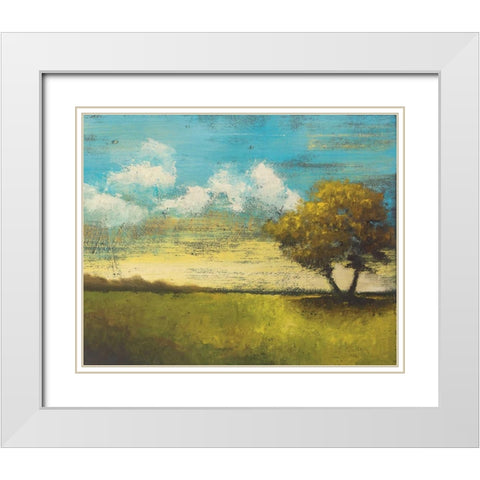 Montauk Morning I White Modern Wood Framed Art Print with Double Matting by Rogers, Adam