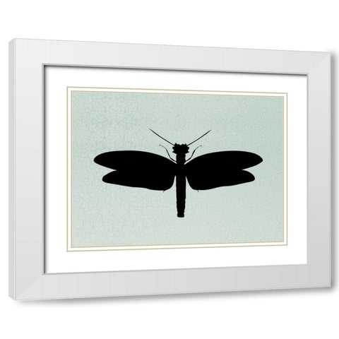 Wind Songs II White Modern Wood Framed Art Print with Double Matting by Ziffer, Josef